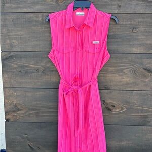Columbia Bright Pink Sleeveless Dress